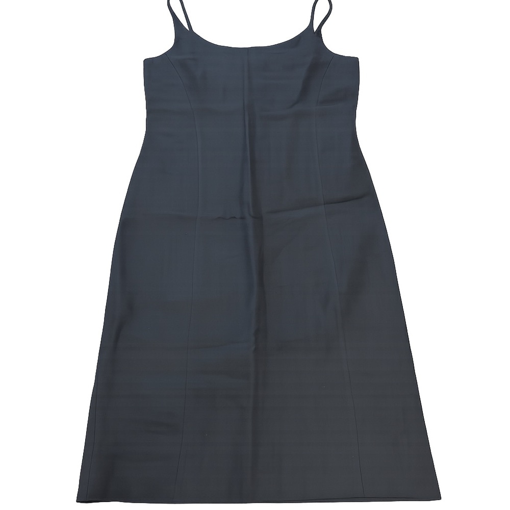 Stylish Black Linen Spaghetti Strap Dress